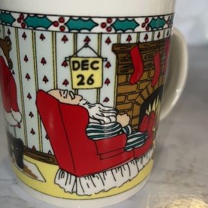 Awesome Day After Christmas Santa Snoozing in Recliner, Dec 26th, Cat & Mouse